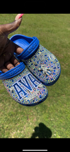 Load image into Gallery viewer, Custom blinged Kids clogs
